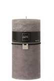 Bougie Cylindrique Gris Fonce