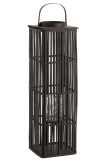 Lantern Long Bamboo Black