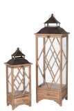 Set Of 2 Lantern Rhombus