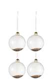 Doos Van 4 Kerstballen Deco Glas