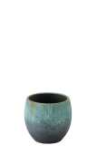 Flowerpot Vintage Ceramic Azure